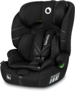 Lionelo Levi Adjustable Car Seat for 9-36kg Transforms with Your Child from Infant to 12 Years, Multi-Level Headrest & Insert Options, Enhanced Side Protection, Easy Install & Wash (ONE, Carbon)