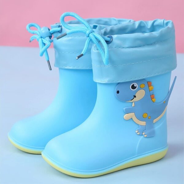 Water Boots In Large And Small Children Toddlers Children Children's Rain Shoes Boys And Girls Water Shoes Baby Rain Boots Infant Boots Size 5 Boys - Image 2