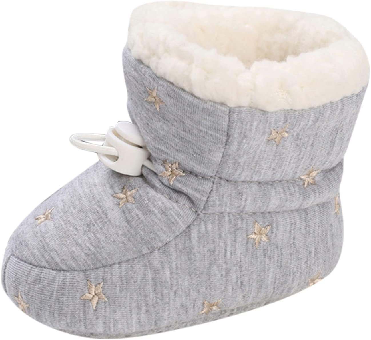 61O3aivLznL._AC_SL1500_.jpg Infant Boys Shoes Baby Shoes Warm Short Boots Shoes Fashion Printing Non Slip Breathable Boots Size 4 Shoes for Baby Girls - Image 1