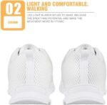 NETILGEN Boys Girls Running Shoes, Lace-up Athletic Tennis Sneakers Breathable Mesh Sports Shoes for Little Kid/Big Kid - Image 5