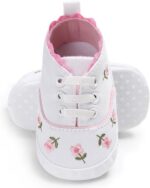 Leather Wedding Loafers Crib Shoes Floral Canvas Soft -Slip Baby Shoes Shoes for Boys Size 6 - Image 6