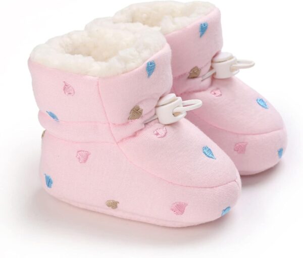 Boot Toddler Size 6 Baby Shoes Warm Short Boots Shoes Fashion Printing Non Slip Breathable Boots Baby Size 6 Shoes Boy - Image 2