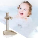 Baby Bath Stand, Baby Bath Support Anti-Slip Base Standing up, Portable Bath Helper Bathing Seat Chair Handle Sturdy for Bathroom Mother - Image 3