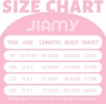 JiAmy Girls Dresses Ruffle Short Sleeve Square Neck Backless Tulle Puff Dress Kids Wedding Elegant Princess Dress Clothes for Girl 18 Months-7 Years - Image 7