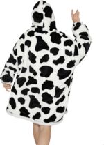 Shamdon Home Collection Oversized Blanket Hoodie,Sherpa FLeece Wearable Blanket Hoodie for Women Men,Soft and Warm Hooded Sweatshirt Adults with Giant Pocket Teenager,One Size Fits All - Image 5