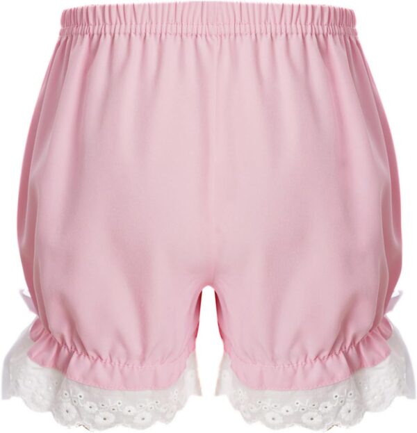 Toddler Girls Ruffle Pumpkin Pants Breathable and Safety Pettipants Undershorts Bloomers Underdress - Image 3