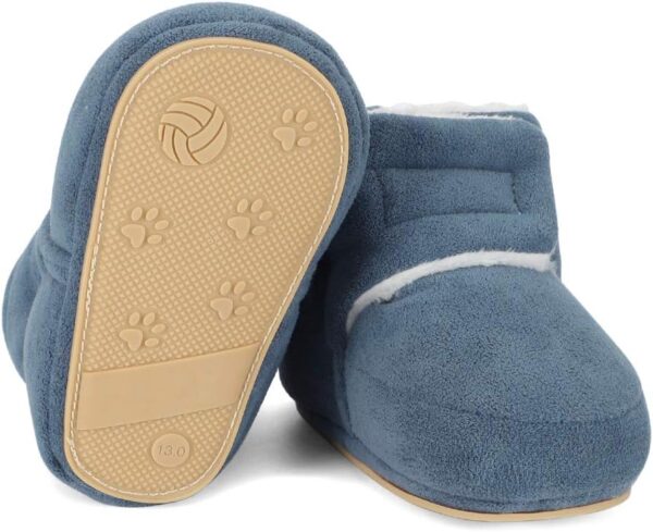 MASOCIO Baby Boys Girls Winter Warm Booties Infant Soft Sole Boots Anti-Slip Booties - Image 5