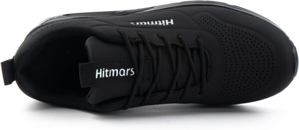 Hitmars Womens Trainers Running Shoes Wide Fit Sneakers Ladies Walking Shoes Lightweight Gym Shoes Breathable Athletic Sports Air Cushion Casual Jogging Shoes Black Blue Pink White Size 3.5-8 - Image 2