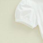 Baby Girl Summer Clothes Set Baseball Embroidery Short Sleeve Ruffle T Shirt Plaid Shorts Toddler Girls Outfit - Image 5