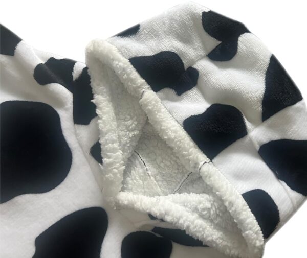 Shamdon Home Collection Oversized Blanket Hoodie,Sherpa FLeece Wearable Blanket Hoodie for Women Men,Soft and Warm Hooded Sweatshirt Adults with Giant Pocket Teenager,One Size Fits All - Image 8