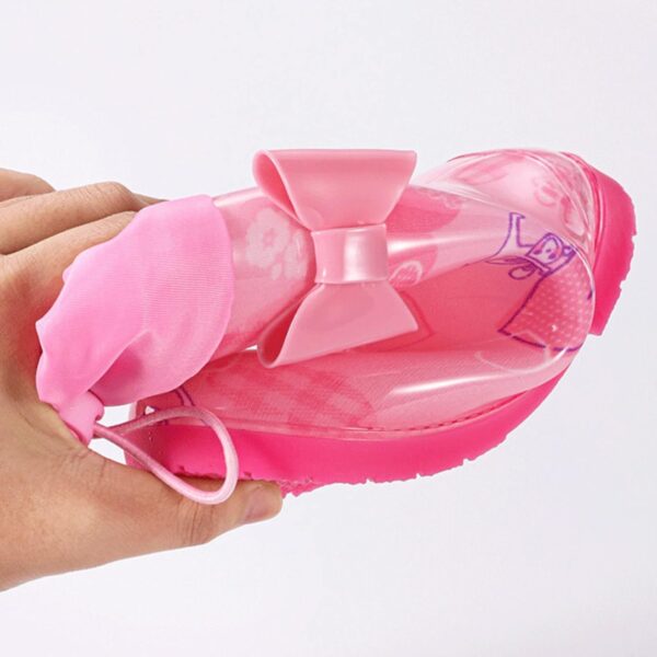 SRTUMEY Boys' Boots, Toddler Rain Boots Baby Rain Boots Short Rain Boots for Toddler Easy Lightweight Baby Wellies Size 3 - Image 3