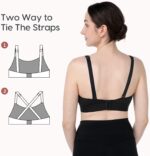 momcozy Hands Free Pumping Bra, Adjustable Breast-Pumps Holding Bra, Pumping & Nursing in One - Image 8