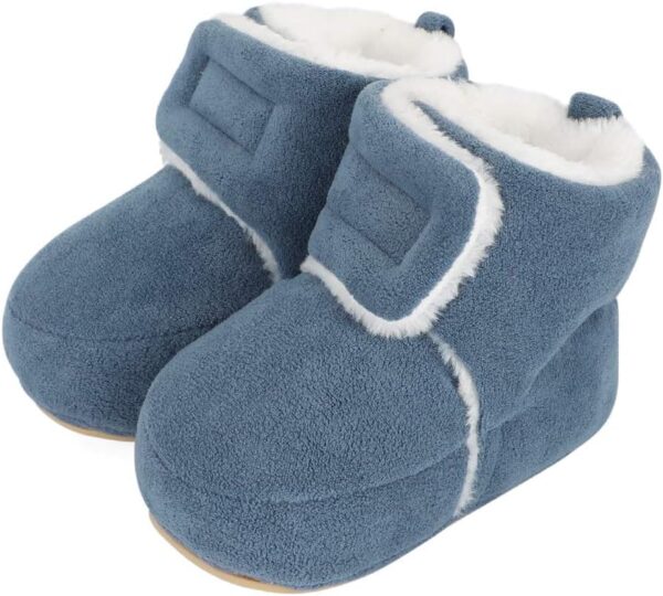 MASOCIO Baby Boys Girls Winter Warm Booties Infant Soft Sole Boots Anti-Slip Booties - Image 2