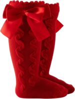 IQYU Soft Sole Baby Shoes Knitted First Walking Baby Shoes Cuddly Socks Thermal Socks Baby Shoes 0-9 Months Baby Shoes 6-12 Months Non-Slip Children's Sole Non-Slip Baby Boots, red, 3-18 Months