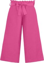 Arshiner Girls Clothing Sets Kids Fashion T-shirts with Trousers Set Puff Sleeves Top with Printed Trousers Set Summer Casual Outfits for Girls 5-14 Years - Image 6