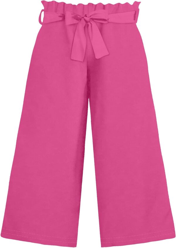 Arshiner Girls Clothing Sets Kids Fashion T-shirts with Trousers Set Puff Sleeves Top with Printed Trousers Set Summer Casual Outfits for Girls 5-14 Years - Image 6