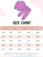 ESHOO Toddler Girls Clothes Set Stripe Knitted Pullover Sweatshirts Top Pants with 2 Pockets Kids Fall Winter Casual Outfits 2-7 Years - Image 6