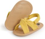 Baby Girls Sandals Summer Cotton Sandals and Walking Shoes Open Toe Sandals - Image 3