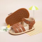 Infant Baby Girls Summer Sandals Newborn Bow-Knot Open Toe Beach Shoes Casual Lightweight Anti Slip Sole Flat - Image 4