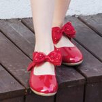 Size 4 Toddler Girl Sandals Children Shoes Flat Shoes Crystal Shoes With Sequins Bowknot Girls Dancing Shoes Shoes Kids 10 Baby Girl Shoes 6-12 Months Sandals for Girls Size 12 - Image 3