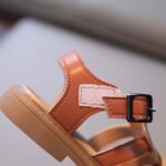 HAOLEI Infant Baby Boys Girls Summer Sandals Closed Toe Gladiator Roman Sandals Soft Sole First Walking Shoes Anti Slip Casual Crib Flat Shoes Prewalkers Toddler 1-6 Years - Image 5