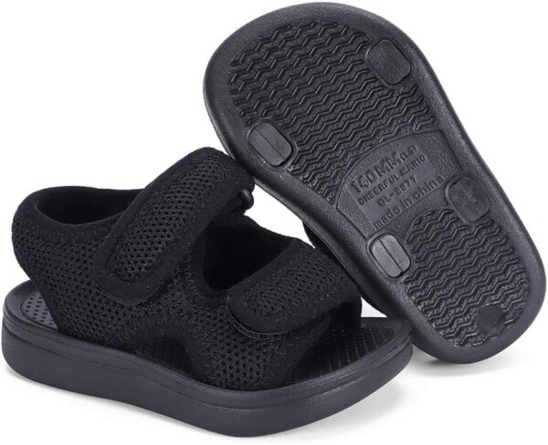 MK MATT KEELY Unisex Kids Summer Sandals Baby Anti-Slip Open Toe Adjustable Walking Shoes for Boys Girls - Image 4