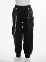 Alvivi Kids Girls 2 Piece Dance Outfit Hip Hop Tracksuit Racerback Crop Tank Top and Cargo Pants Baggy Trousers Set - Image 6