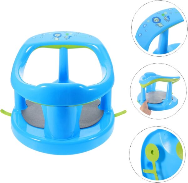 Abaodam Bath Seat Bath Stool Safe Shower Chair for Babies Newborns Toddlers Comfortable Bathing Experience - Image 9