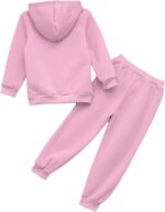Kvysinly Girls Clothes Rainbow Print Long Sleeve Hoodie Tops with Stretch Pants Spring Fall Winter Outfits - Image 2