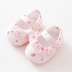 Infant Toddler Shoes Strawberry Prints Soft Soled Non Slip Socks Baby Floor Shoes Socks Spring and Summer Floor Socks Strip Shoes - Image 5