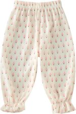 Toddler Baby Girl Summer Long Pants Bloomers Cute Kids Casual Floral Print Elastic Harem Pants Trousers Kids Cargo Pants