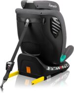 Lionelo Bastiaan i-Size 4in1 Car Seat with ISOFIX for Kids 0-12yo (40-150cm) Latest R129 I-Size 360° Swivel Rearward Facing Option 14 Adjustments Enhanced Side Protection (Pink Rose, I-Size) - Image 9