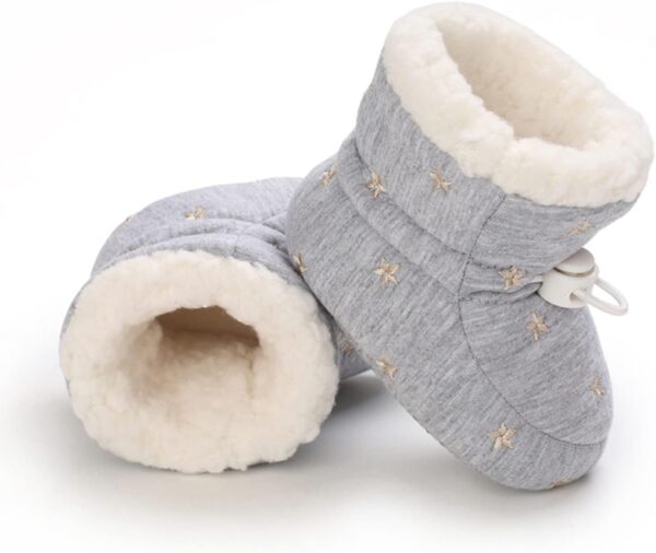 Infant Boys Shoes Baby Shoes Warm Short Boots Shoes Fashion Printing Non Slip Breathable Boots Size 4 Shoes for Baby Girls - Image 5