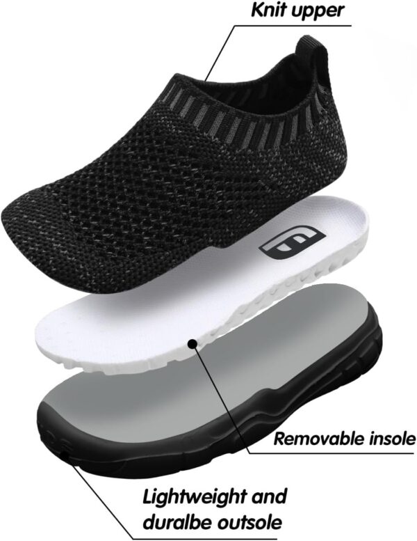 JIASUQI Toddler Shoes Boys Girls Slip On Shoes Kids Lightweight Breathable Sneakers - Image 5