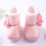 Hard Sole Baby Shoes Size 4 Girls Booties Shoes Infant Toddler Boys Boots Soft Baby Warming Baby Shoes Infant Basketball - Image 4