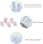 Unisex Baby Terry Socks 5-Pack for Baby Boy and Girl 0-12 Months Warm Cotton Socks - Image 2
