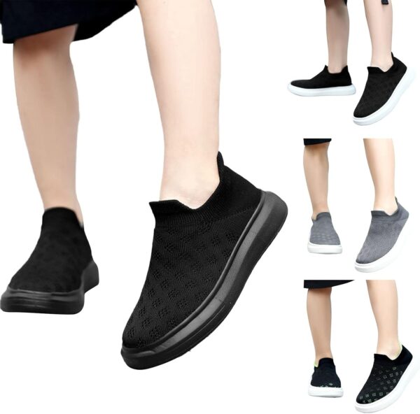 Trainers Girls Children's Shoes Casual Shoes Slip-On Sports Shoes Kids Boys Running Shoes Walking Shoes Mesh Breathable Trainers Outdoor Non-Slip Loafers Flat Shoes - Image 6