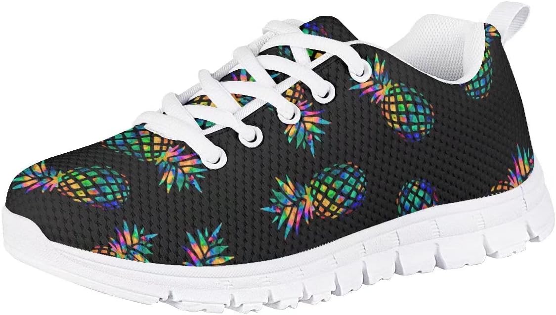 61a9Dr-uvJL._AC_SL1200_.jpg NETILGEN Boys Girls Running Shoes, Lace-up Athletic Tennis Sneakers Breathable Mesh Sports Shoes for Little Kid/Big Kid - Image 1