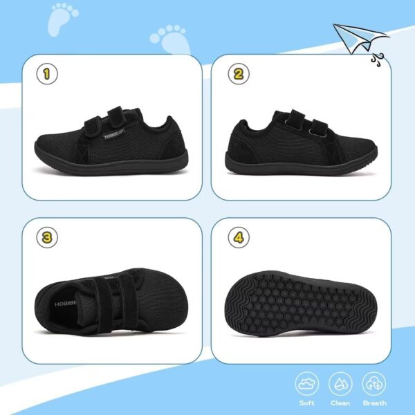 Kids Wide Barefoot Shoes for Boys Girls Outdoor Trail Running Minimalist Walking Shoes - Image 2
