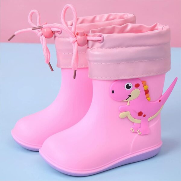 Water Boots In Large And Small Children Toddlers Children Children's Rain Shoes Boys And Girls Water Shoes Baby Rain Boots Size 5 Toddler Girl Boots - Image 2