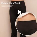 JiaYouLC Girls Flared Leggings, Kids High Waisted Dance Yoga Pants for Ages 5-14 - Image 4