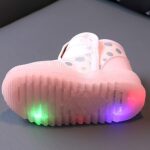 SRTUMEY Toddler Girl LED Walking Sneaker Light up Shoes for Boys Girls Birthday Gifts for Kids Baby Trainers Athletic Sport Shoes - Image 7