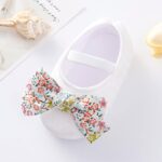 Girls Shoes Toddler Toddler Walkers Infant Princess Baby Boys Shoes Shoes Soft Baby Sneakers Soccer Boots Girls (White, 0-3Months) - Image 6