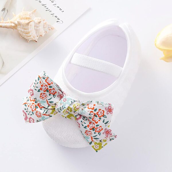 Girls Shoes Toddler Toddler Walkers Infant Princess Baby Boys Shoes Shoes Soft Baby Sneakers Soccer Boots Girls (White, 0-3Months) - Image 6