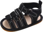 FGUUTYM Baby Shoes Fabric Toddler Baby Non-Slip Crawling Shoes Soft First Walking Shoes Kids Toddler Shoes Non-Slip Oxford Loafer Flats Infant Non-Slip Shoes Summer Shoes, black, 12
