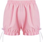 CHICTRY Kids Girls Dance Shorts Ruffle Bowknot Safety Shorts Pumpkin Bloomer Pettipant Undershort Knicker Panties Bottoms