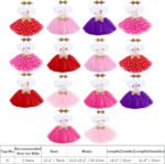 Baby Girl Toddler Kids 1st / 3rd Birthday Party Dress Cotton Short Sleeve Princess Tulle Dresses with Sequin Bowknot Headband 2pcs Cake Smash Outfit - Image 7