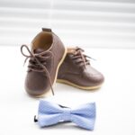 Sonsage Infant Baby Boys Girls Classic PU Leather Wedding Loafers Brogue Toddler Oxford Dress Shoes First Steps Walking Flat Lazy Crib Shoe - Image 4