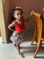 Derouetkia Toddler Baby Girl Summer Clothes Short Tops + Floral Print Skirt Outfit Set - Image 2