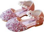 Bling Bowknot Kids Baby Sandals Single Shoes Princess Pearl Girls Crystal Infant Baby Shoes Boys Athletic Shoes - Image 3